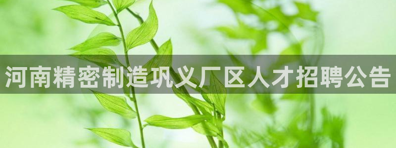 彩神v8app：河南精密制造巩义厂区人才招聘公告